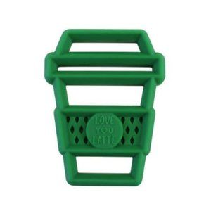 Itzy Ritzy Chew Crew Silicone Baby Teether - Latte